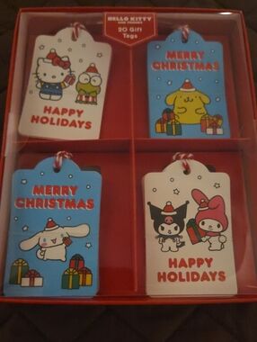 Sanrio Holiday Gift Tags Set